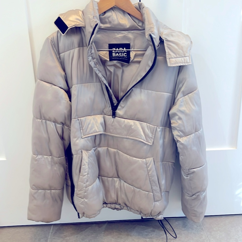 Zara Soft Satiny Anorak